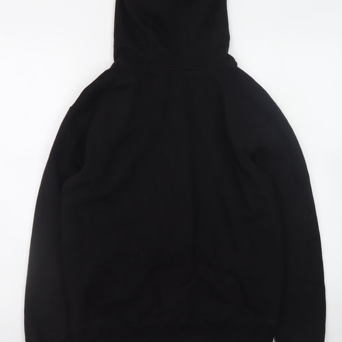 Ellesse Womens Black Full Zip Hoodie Medium Cotton Blend