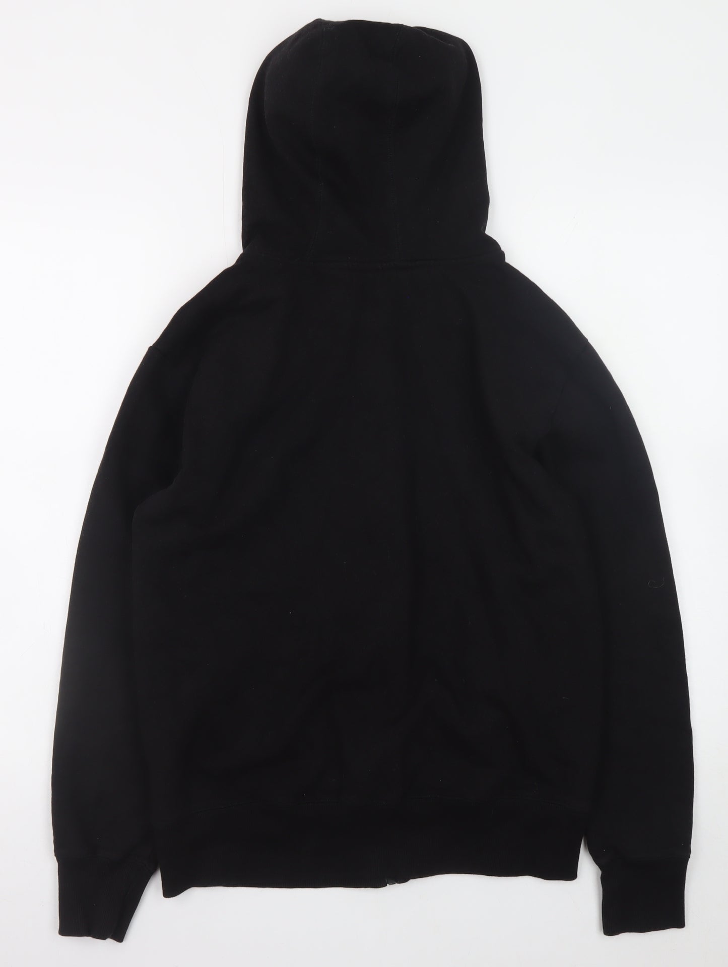 Ellesse Womens Black Full Zip Hoodie Medium Cotton Blend