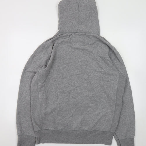 Franklin & Marshall Men’s Grey 2XL Pullover Hoodie with Logo