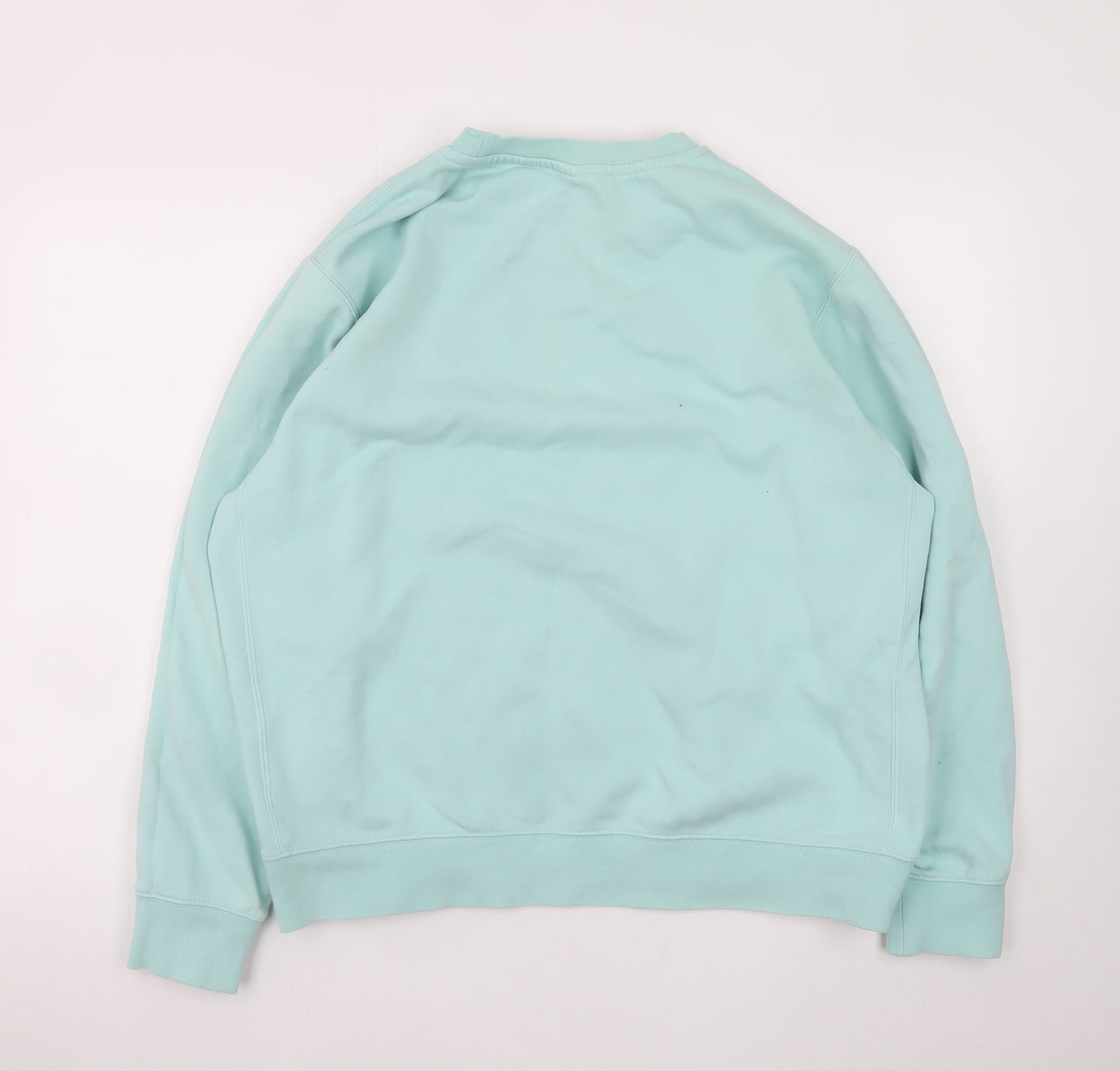 Nike Women Mint Green Crew Neck Pullover Sweatshirt Size M