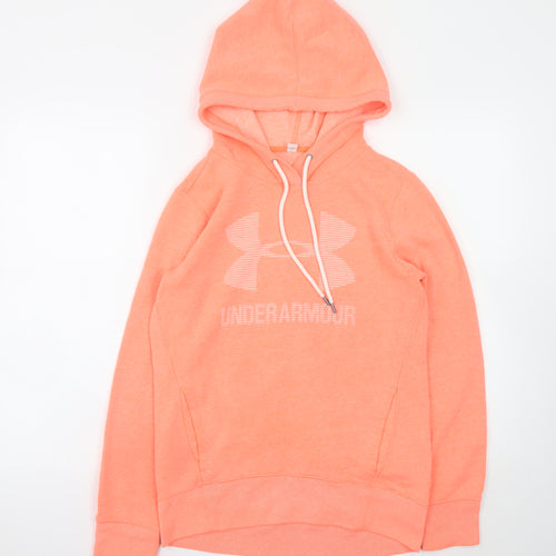 Under Armour Women’s Coral Pullover Hoodie XXS Loose Fit Logo Sweatshirt