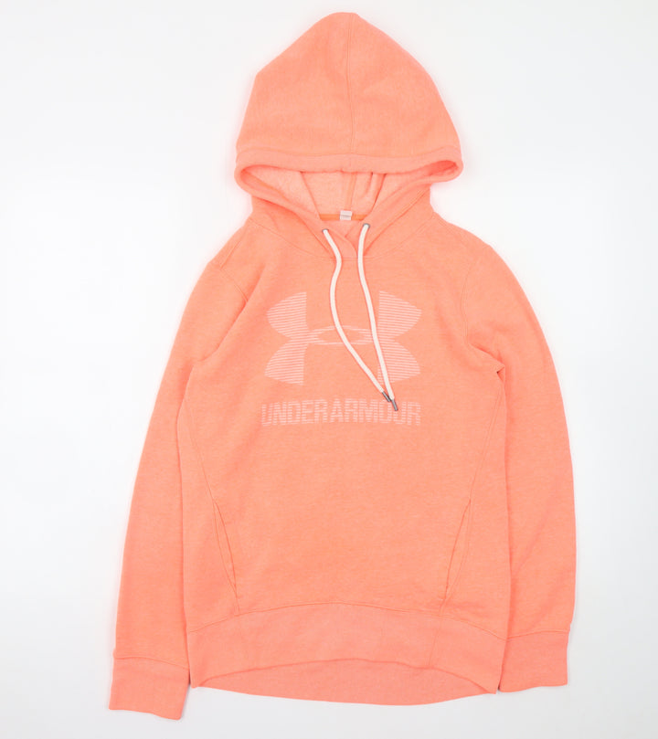 Under Armour Women’s Coral Pullover Hoodie XXS Loose Fit Logo Sweatshirt