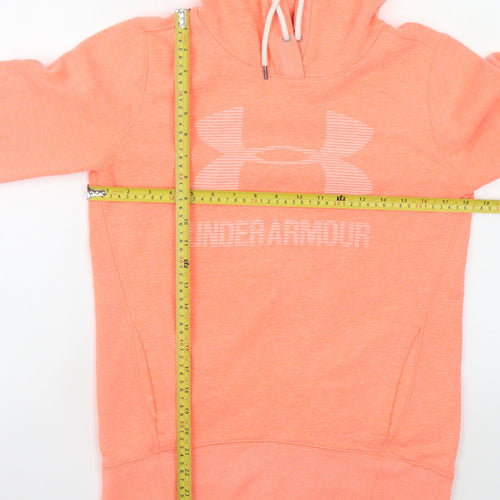 Under Armour Women’s Coral Pullover Hoodie XXS Loose Fit Logo Sweatshirt
