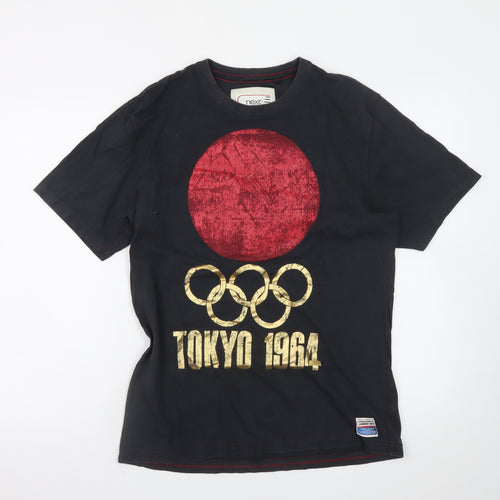 Next Men’s Black Tokyo 1964 Olympic Graphic T-Shirt Size M