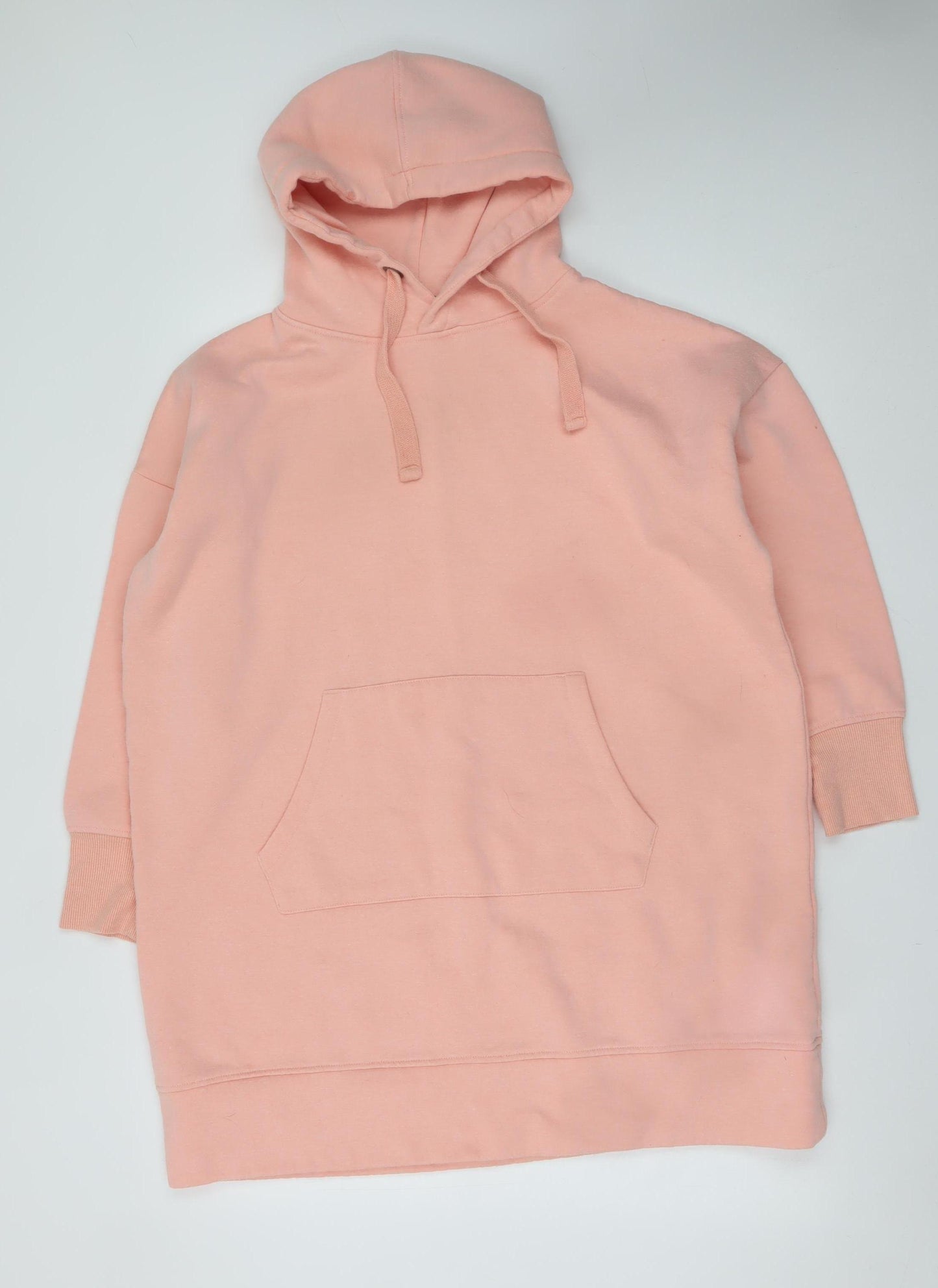 City Comfort Womens Pink Pullover Hoodie L Soft Fleece Tunic