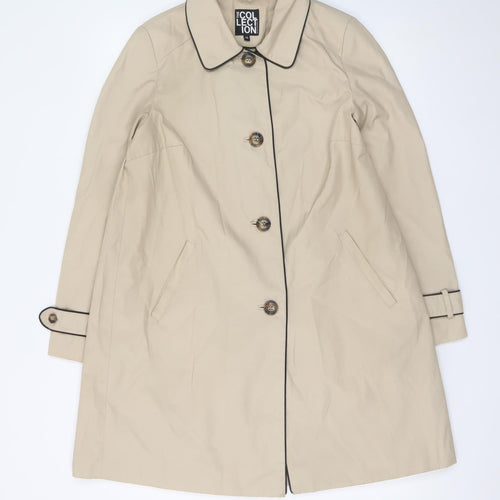 Debenhams The Collection Women’s Beige Size 10 Mid-Length Trench Coat