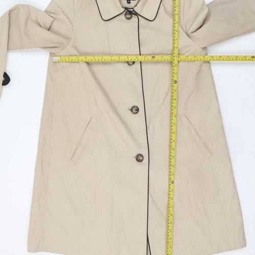 Debenhams The Collection Women’s Beige Size 10 Mid-Length Trench Coat
