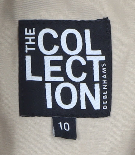 Debenhams The Collection Women’s Beige Size 10 Mid-Length Trench Coat