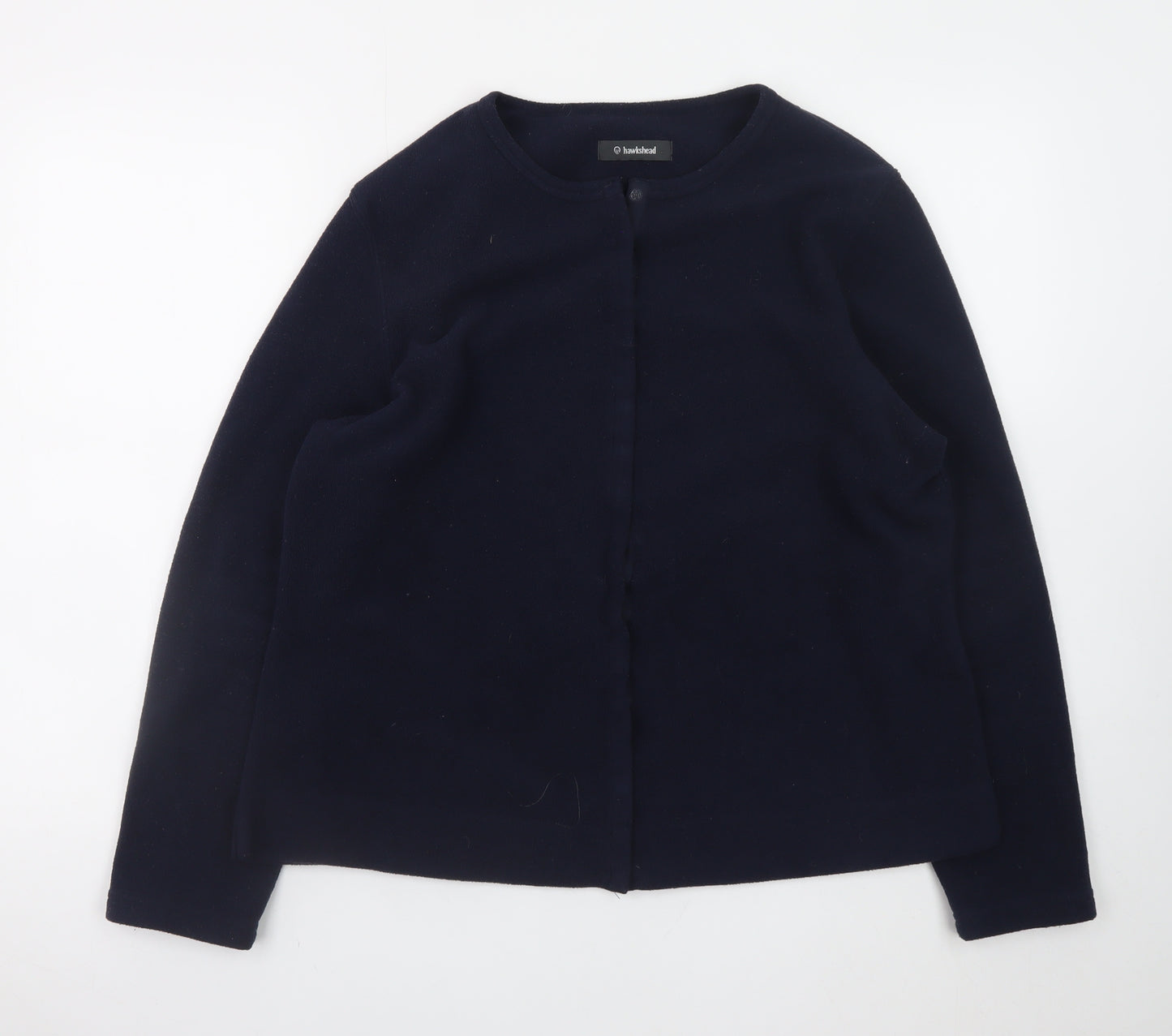 Hawkshead Women's Blue Fleece Jacket Size 18 Regular Lightweight