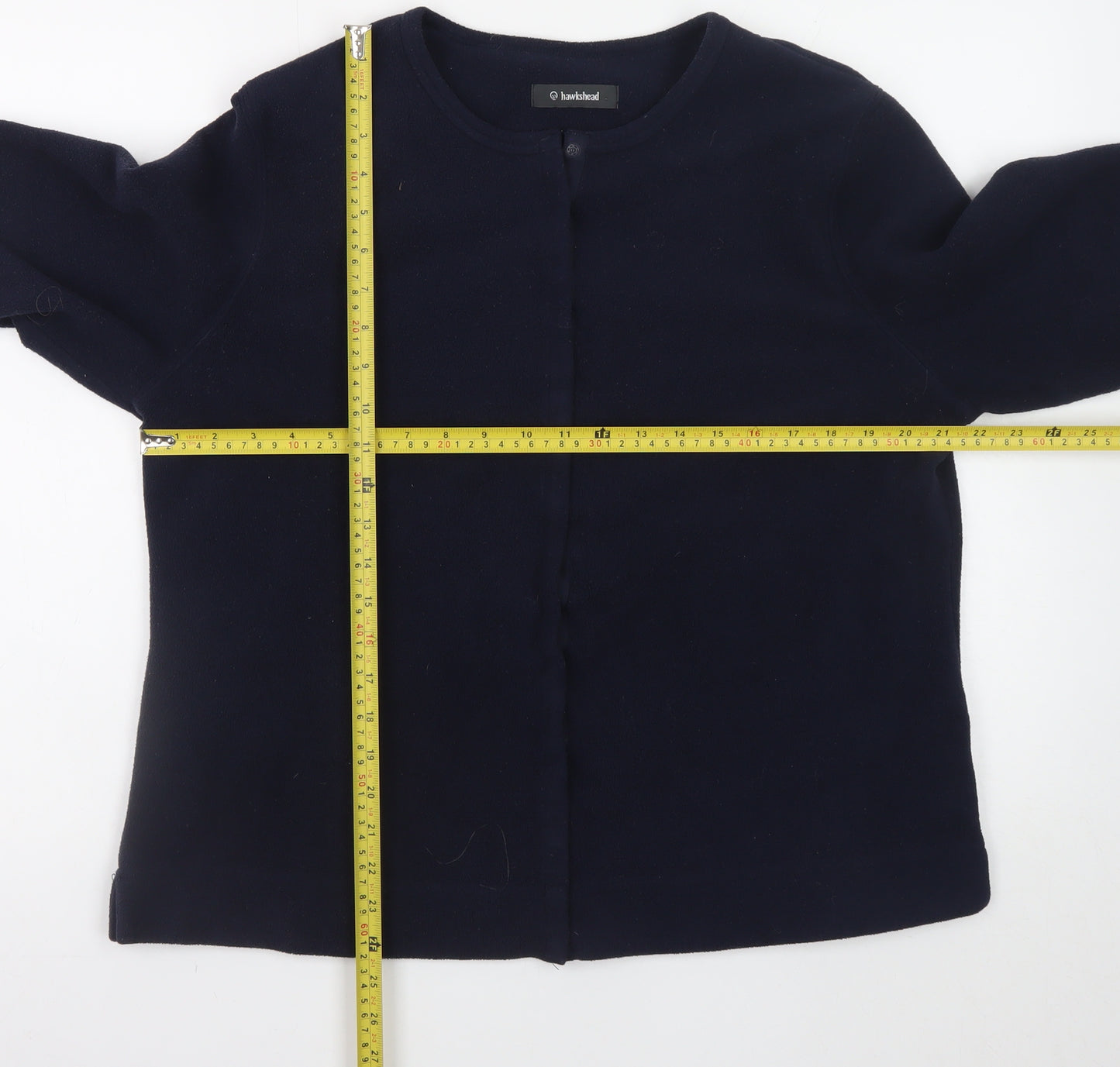 Hawkshead Women's Blue Fleece Jacket Size 18 Regular Lightweight