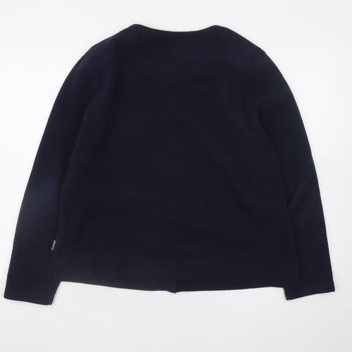 Hawkshead Women's Blue Fleece Jacket Size 18 Regular Lightweight