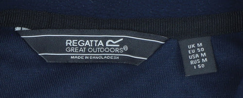 Regatta Men's Blue Fleece 1/4 Zip Pullover Sweatshirt M