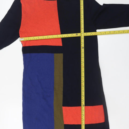 Next Women’s Multicoloured Colourblock Shift Dress Size 10