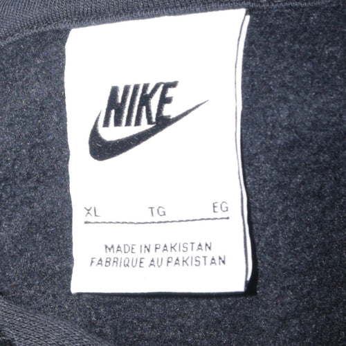 Nike Men's Black XL Pullover Hoodie Fleece Sweatshirt