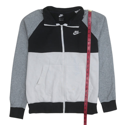 Nike Men's Black Grey White 2XL Colourblock Track Jacket