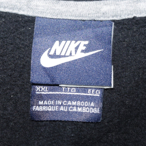 Nike Men's Black Grey White 2XL Colourblock Track Jacket