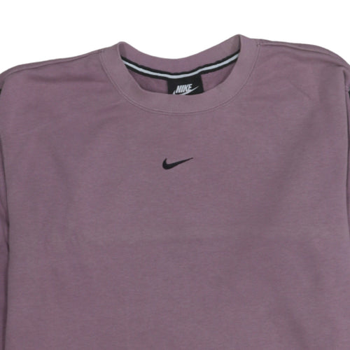 Nike Men's Purple Crew Neck Logo Sweatshirt Size S Regular Fit