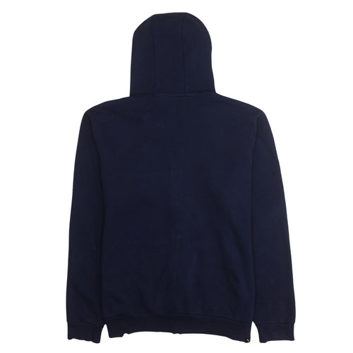 Puma Men's Blue Full Zip Hoodie Size L Sportswear Fleece