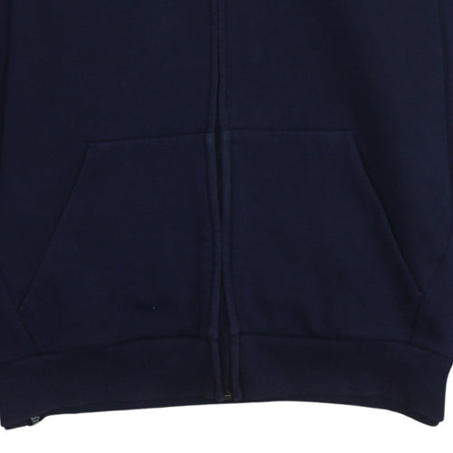 Puma Men's Blue Full Zip Hoodie Size L Sportswear Fleece