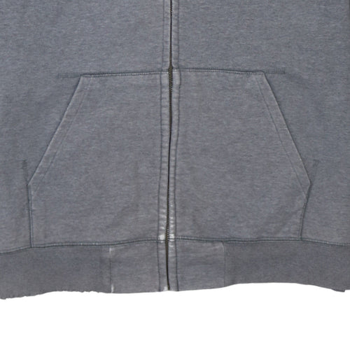 Carhartt Men's Grey Full Zip Hoodie XL Heavyweight Fleece