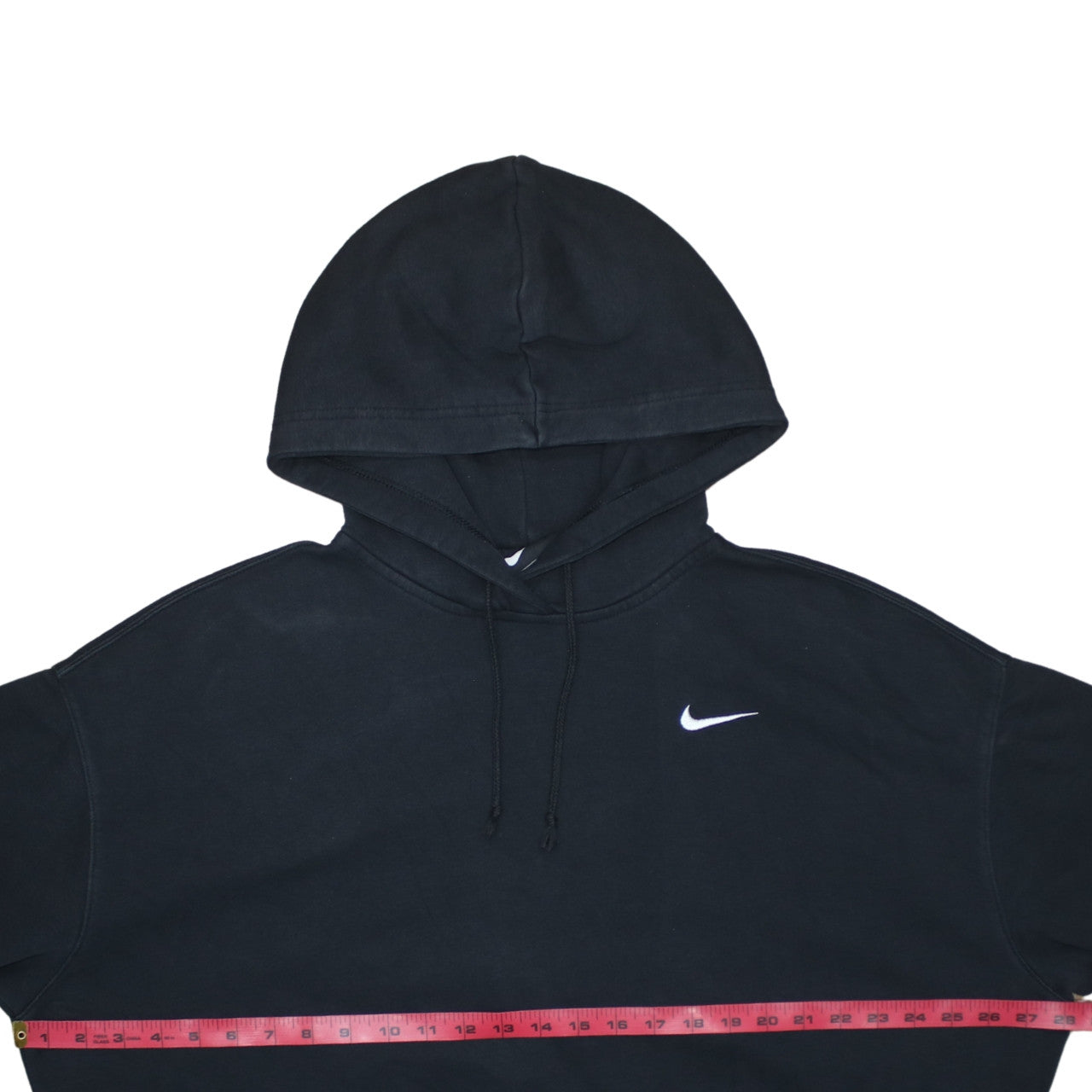 Nike Women's Black Pullover Hoodie L Cotton Fleece Casual