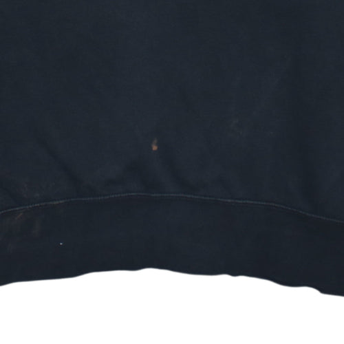 Nike Women's Black Pullover Hoodie L Cotton Fleece Casual
