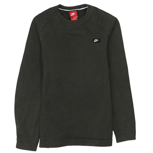 Nike Men's Green XS Pullover Crew Neck Fleece Sweatshirt