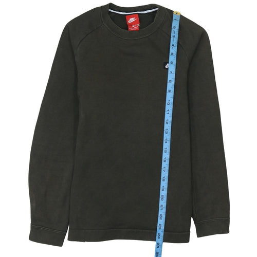 Nike Men's Green XS Pullover Crew Neck Fleece Sweatshirt