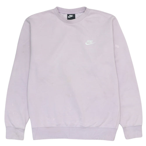 Nike Men's Purple Crew Neck Sweatshirt M Pullover Fleece