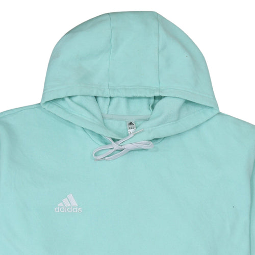 Adidas Women’s Mint Green Pullover Hoodie 2XL Cotton Blend