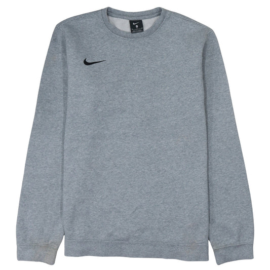 Nike Men's Grey Crew Neck Pullover Sweatshirt M Regular Fit