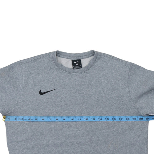 Nike Men's Grey Crew Neck Pullover Sweatshirt M Regular Fit