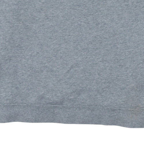 Nike Men's Grey Crew Neck Pullover Sweatshirt M Regular Fit