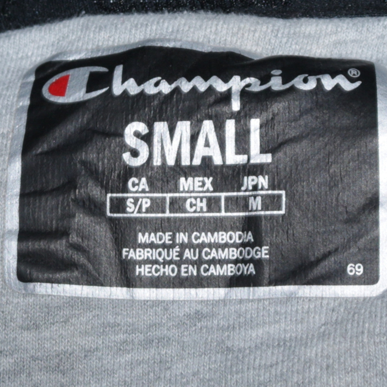 Champion Women Black Small Pullover Hoodie Sweatshirt with Logo