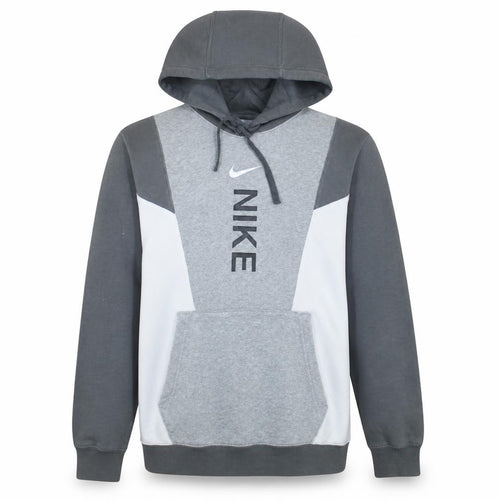Nike Men's Grey Pullover Hoodie Size S Graphic Sports Fleece