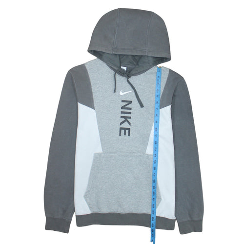 Nike Men's Grey Pullover Hoodie Size S Graphic Sports Fleece