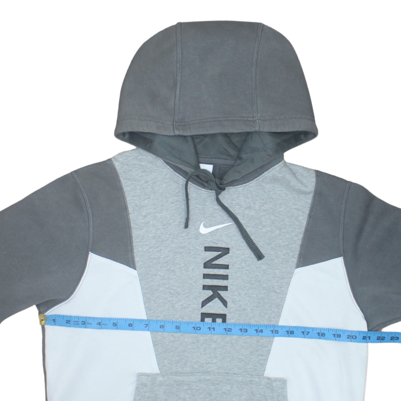 Nike Men's Grey Pullover Hoodie Size S Graphic Sports Fleece