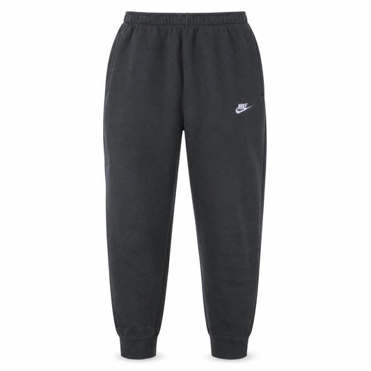 Front view of Nike Men's Black Fleece Jogger Sweatpants, size M, Regular Fit