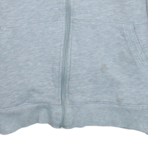 Reebok Men’s Grey Full Zip Hoodie Size M Regular Fit