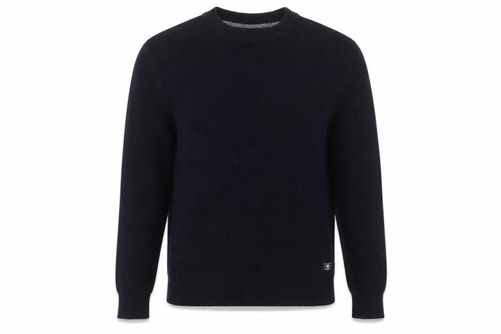 Jack & Jones Men's Black Cotton Crew Neck Pullover Jumper M