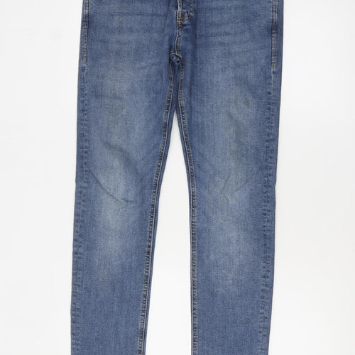 Jack & Jones Men's Blue Medium Wash Slim Fit Skinny Jeans 32x32