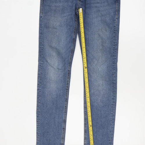 Jack & Jones Men's Blue Medium Wash Slim Fit Skinny Jeans 32x32