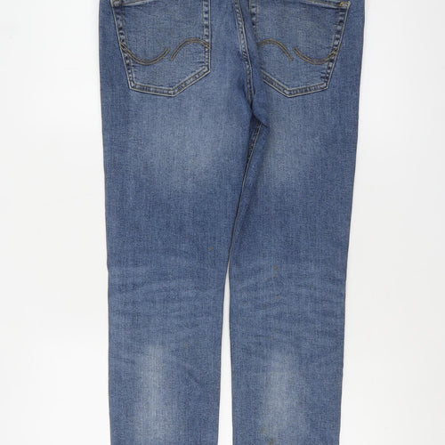 Jack & Jones Men's Blue Medium Wash Slim Fit Skinny Jeans 32x32
