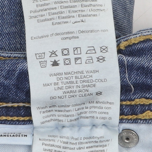 Jack & Jones Men's Blue Medium Wash Slim Fit Skinny Jeans 32x32
