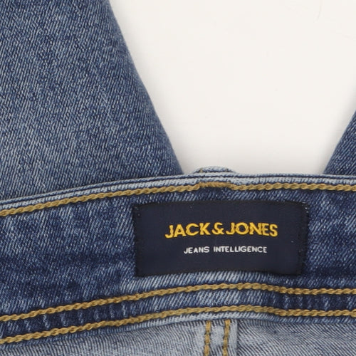 Jack & Jones Men's Blue Medium Wash Slim Fit Skinny Jeans 32x32