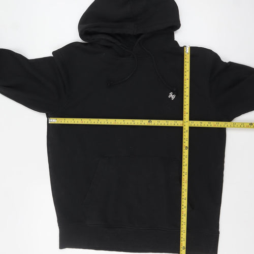 Jack & Jones Mens Black XL Pullover Hoodie Fleece Sweatshirt