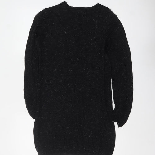 Whistles Women's Black Long Sleeve Crew Neck Pullover Jumper Size 10