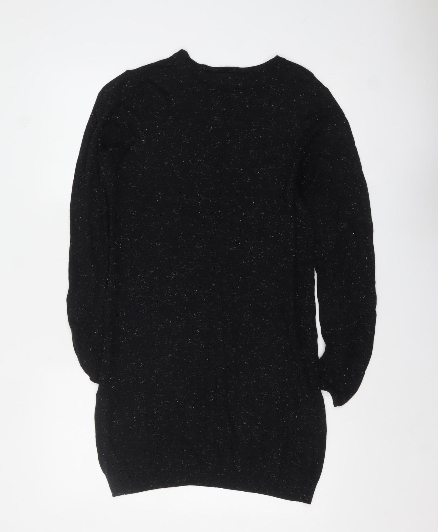 Whistles Women's Black Long Sleeve Crew Neck Pullover Jumper Size 10