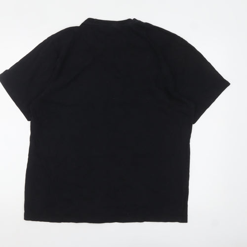 Star Wars Men's Black Cotton Graphic T-Shirt L