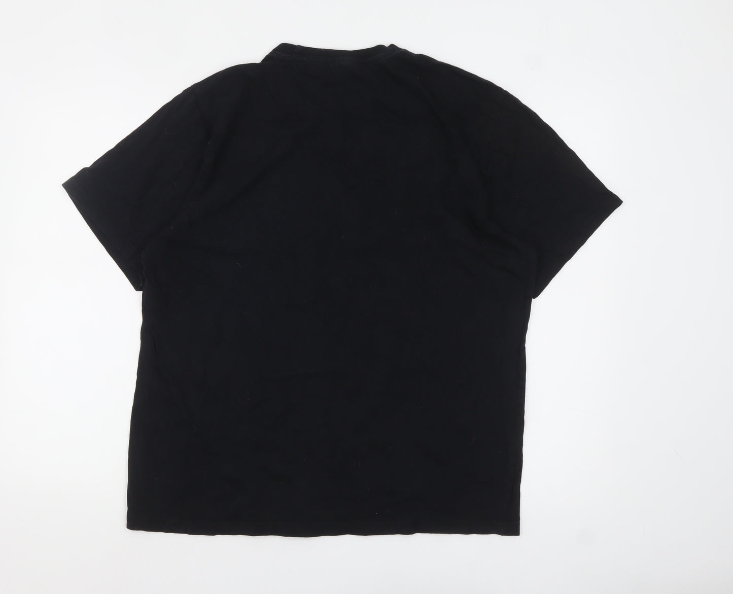 Star Wars Men's Black Cotton Graphic T-Shirt L